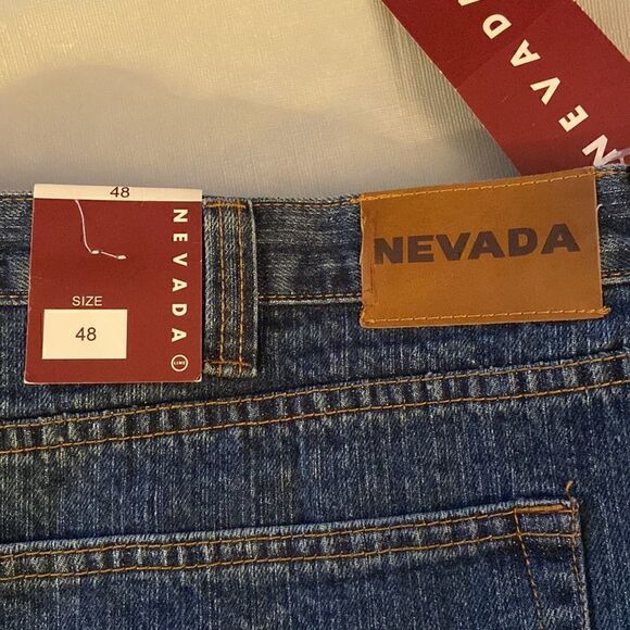 Mens Nevada Jean Shorts 100% Cotton for Men. Excellent Condition! - Picture 3 of 4